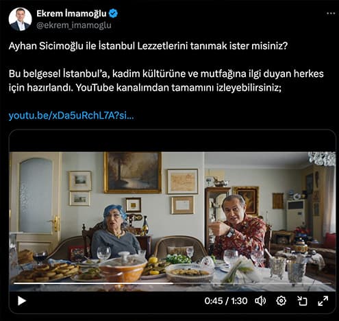 Selva Tor; İmamoğlu Neden Türk Mutfağı Demedi?