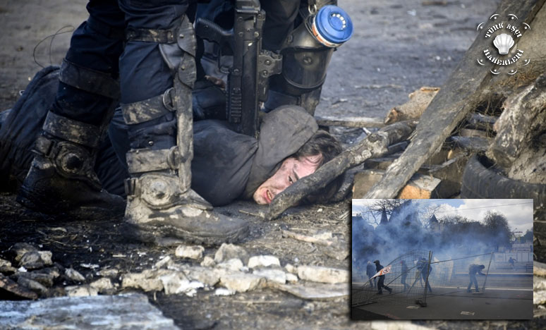 Fransa'da Göstericilerle Polis Arasında Çatışma
