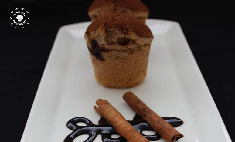Harika Lezzet Çikolata Dolgulu Tarçınlı Muffin