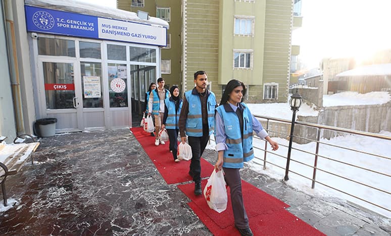 Muş’ta Öğrencilerden Örnek Sosyal Sorumluluk Projesi