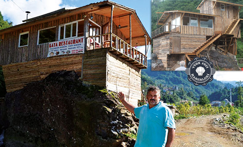 Trabzon'da kaya üzerine restoran