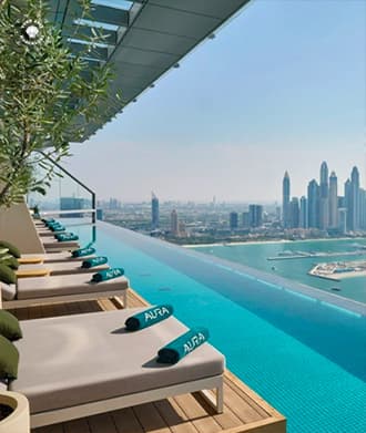 Dünyanın En Yüksek Sonsuzluk Havuzu Dubai'de Açıldı